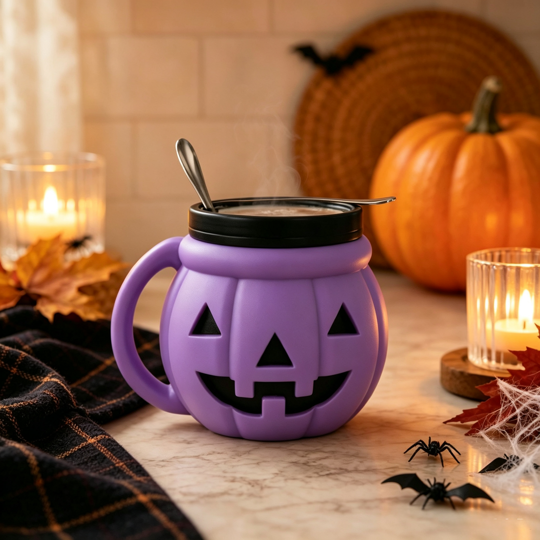 Halloween Pumpkin Ice Cream Cup