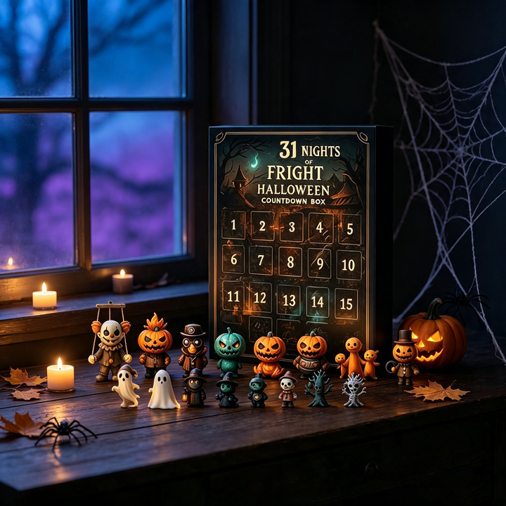Halloween Advent Countdown Calendar Box