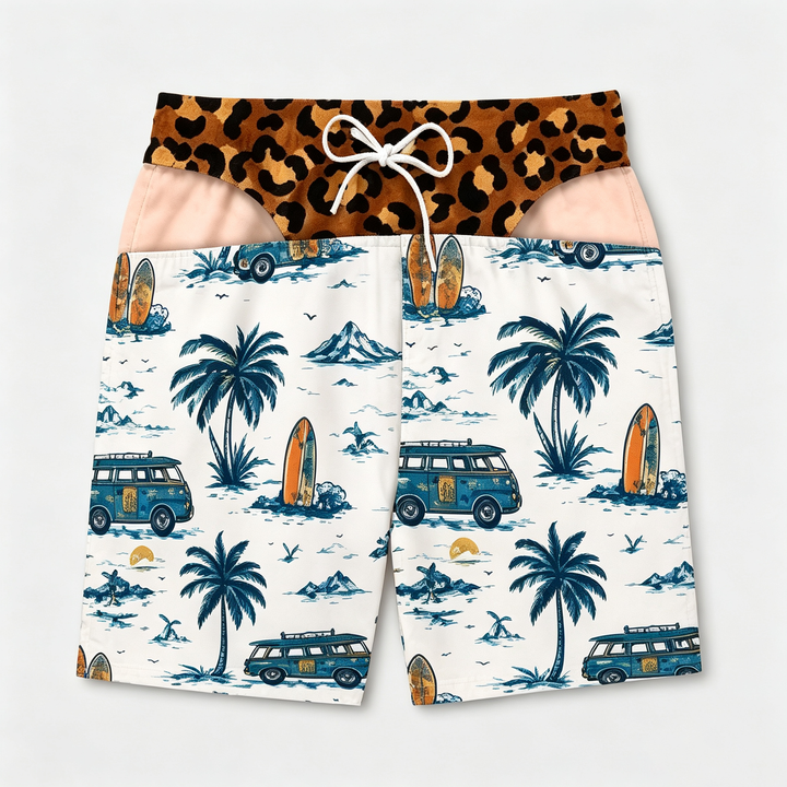 Eye-catching surfing beach shorts