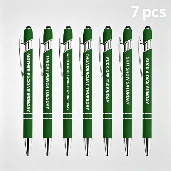 Fun and Stress-Relieving 7-Day Ballpoint Pen