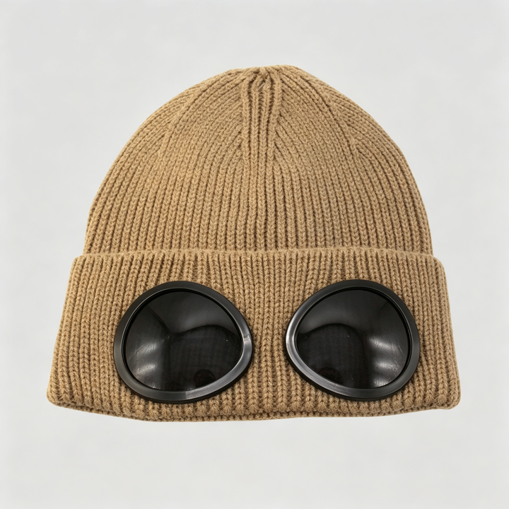 Windproof and Warm Goggles Knitted Hat