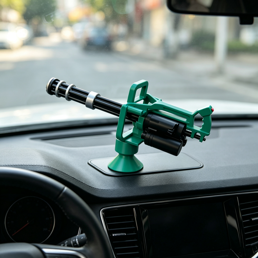 Gatling Gun Dashboard Ornament