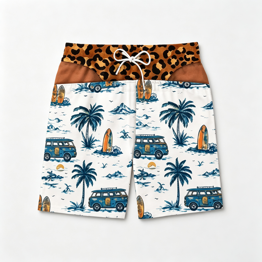 Eye-catching surfing beach shorts