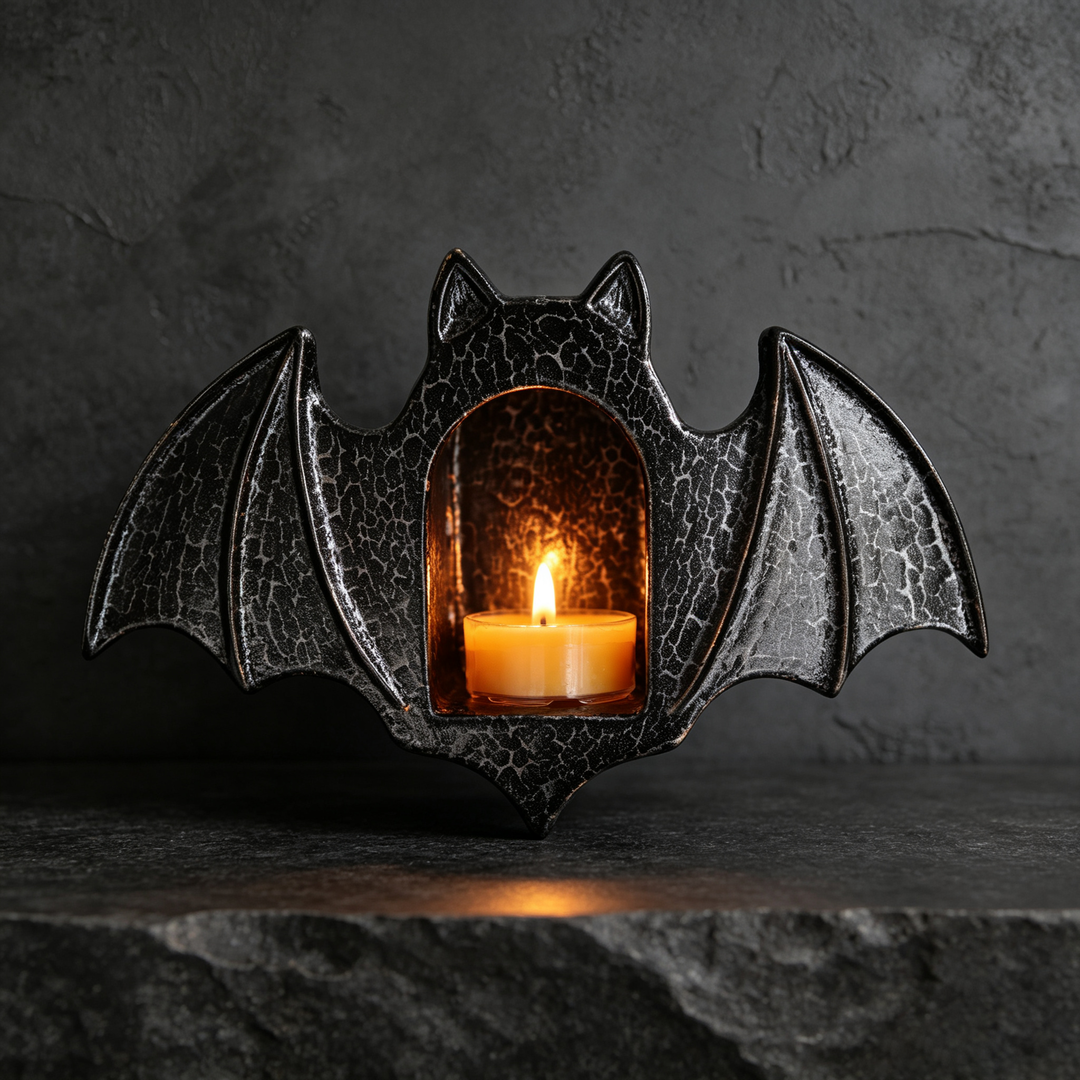 Vintage Bat Candlestick