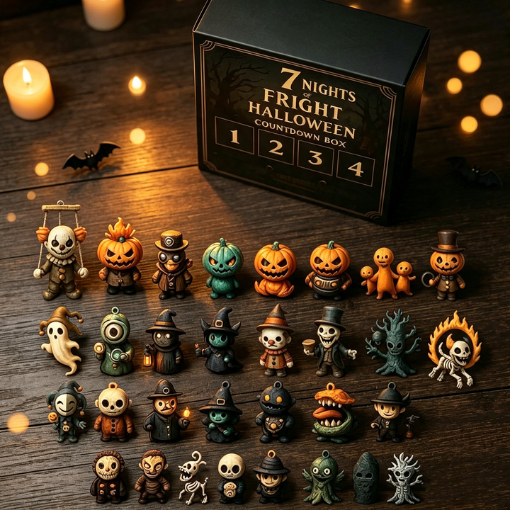 Halloween Advent Countdown Calendar Box