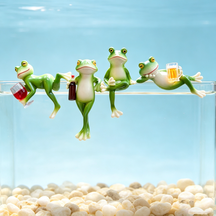 Creative Drinking frog figurine