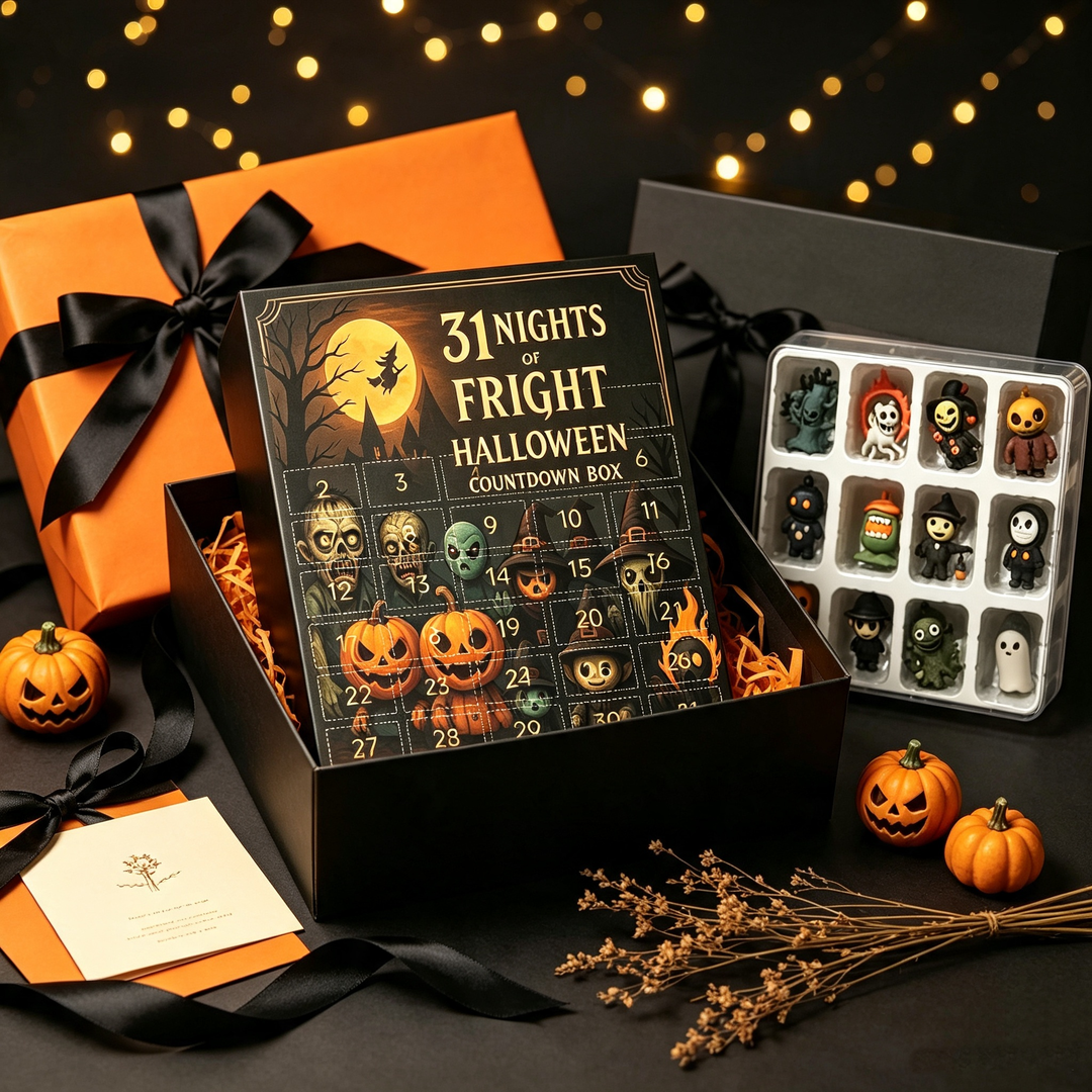Halloween Advent Countdown Calendar Box
