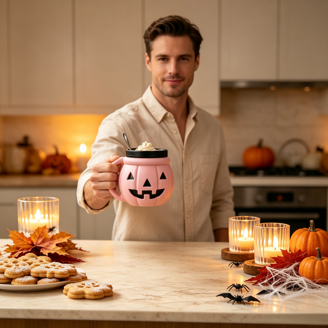 Halloween Pumpkin Ice Cream Cup