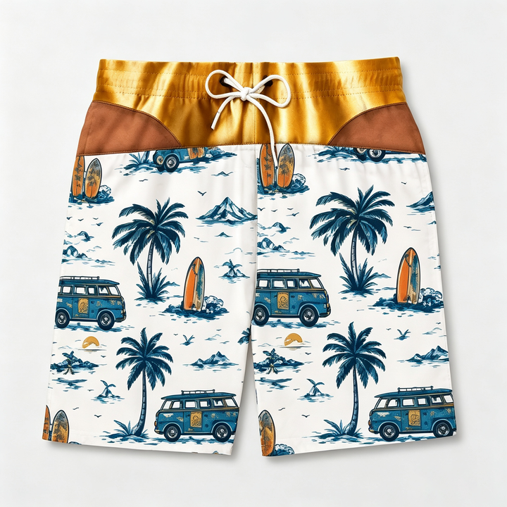 Eye-catching surfing beach shorts