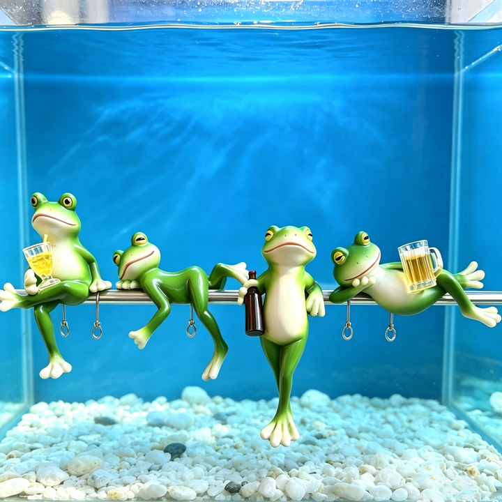 Creative Drinking frog figurine