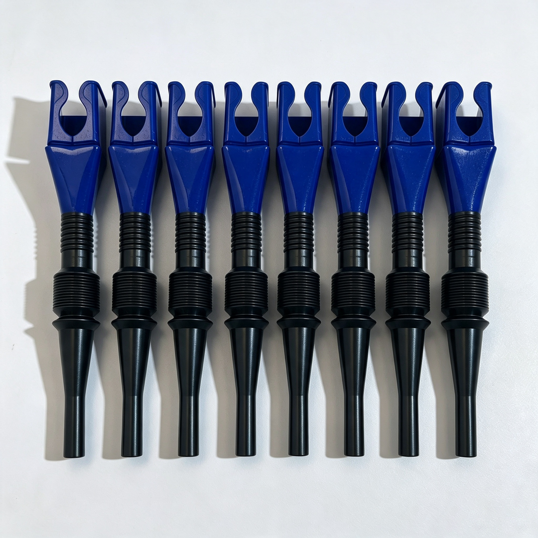 Foldable telescopic hose funnel