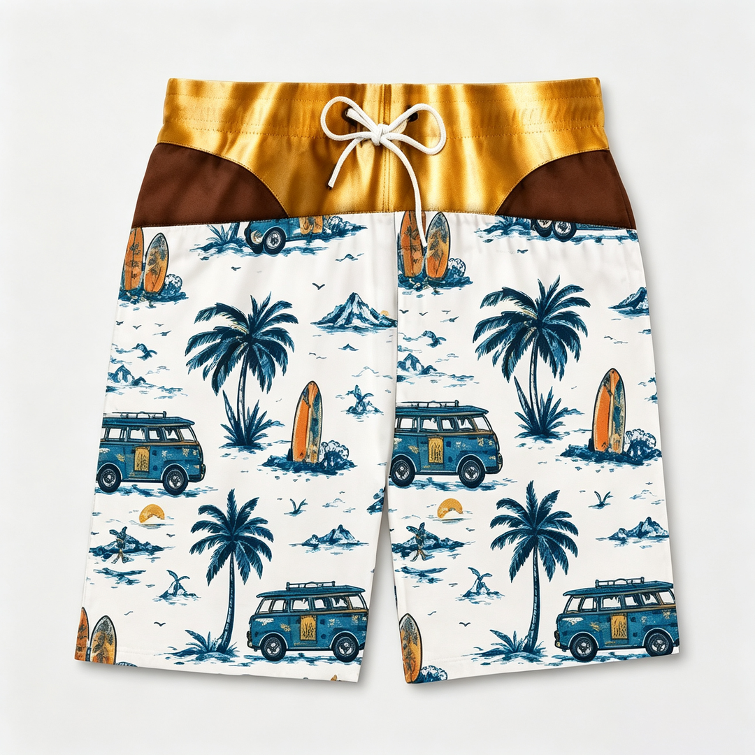 Eye-catching surfing beach shorts