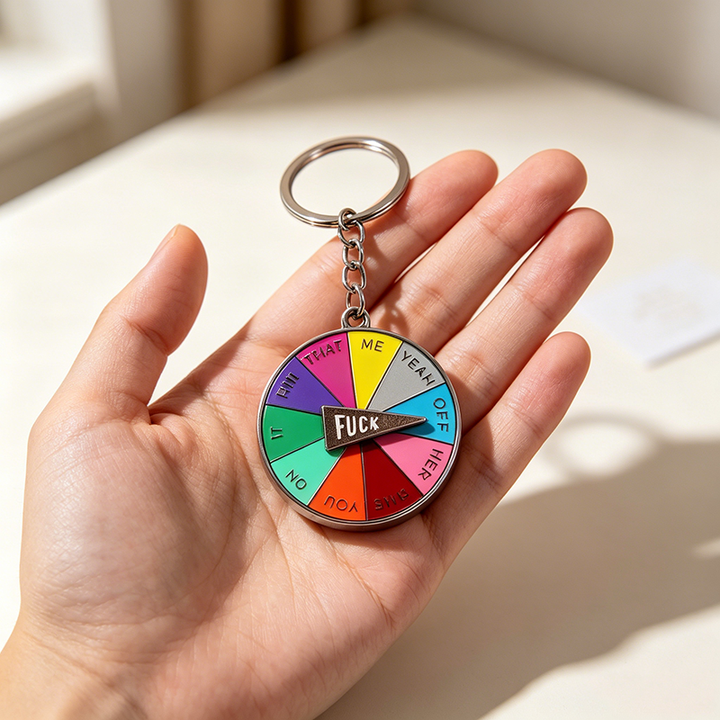 Fun Rotating Spinner Keychain