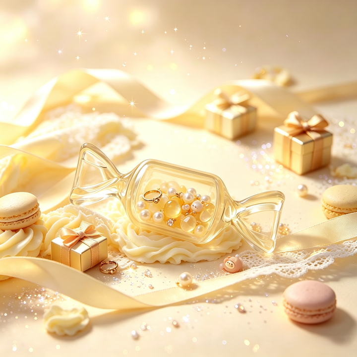 Candy-shaped jewelry box