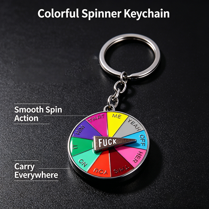 Fun Rotating Spinner Keychain
