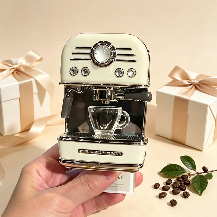 Vintage Coffee Machine-Style Aromatherapy Ornament