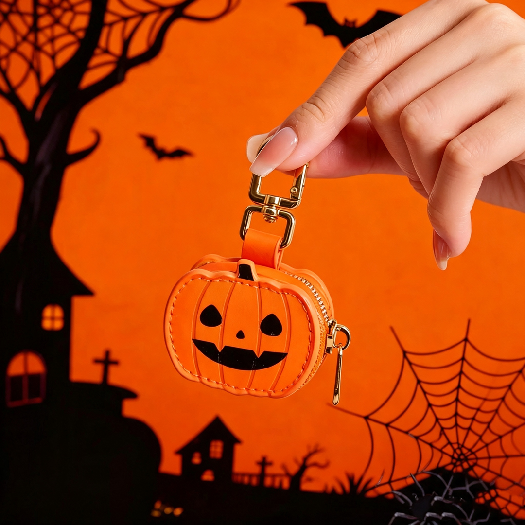 Mini Pumpkin Bag Keychain