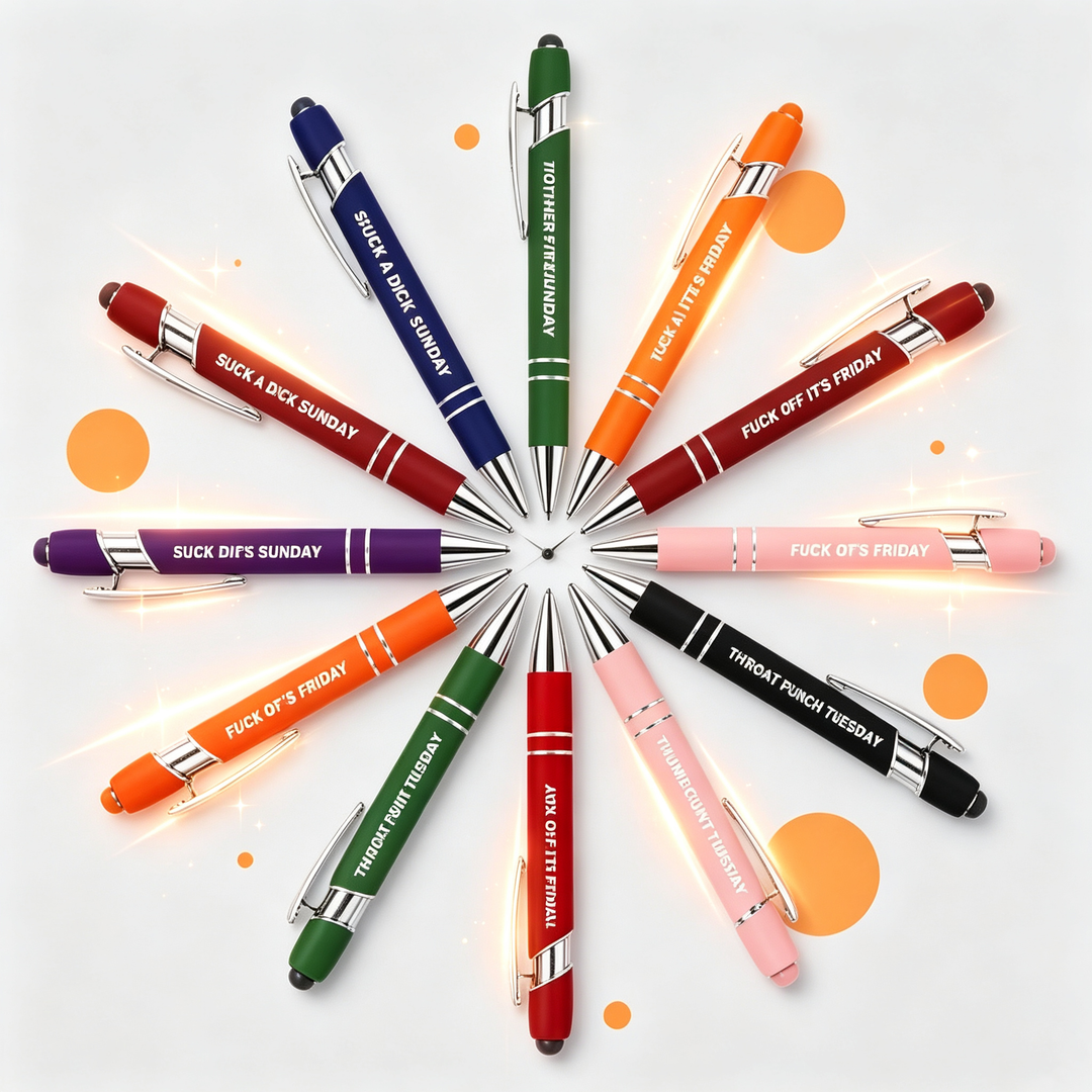 Fun and Stress-Relieving 7-Day Ballpoint Pen