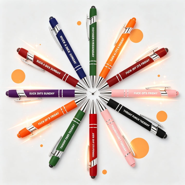 Fun and Stress-Relieving 7-Day Ballpoint Pen