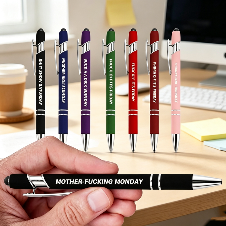 Fun and Stress-Relieving 7-Day Ballpoint Pen