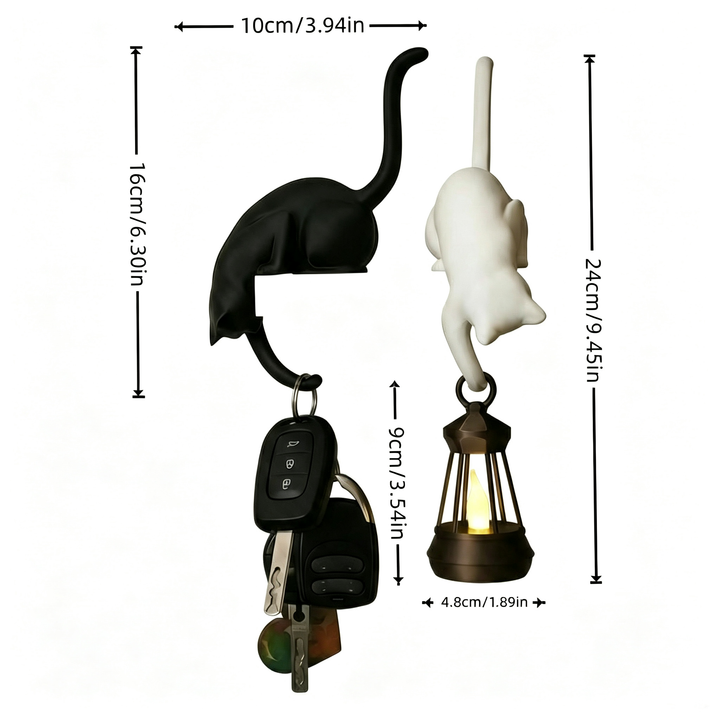 3D Printed Cat Hook Lamp