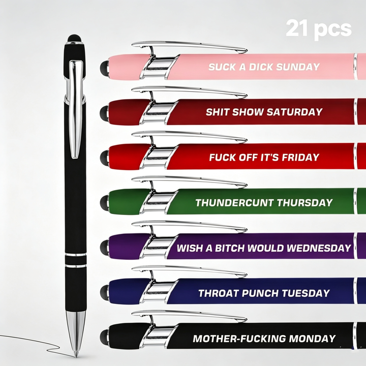 Fun and Stress-Relieving 7-Day Ballpoint Pen