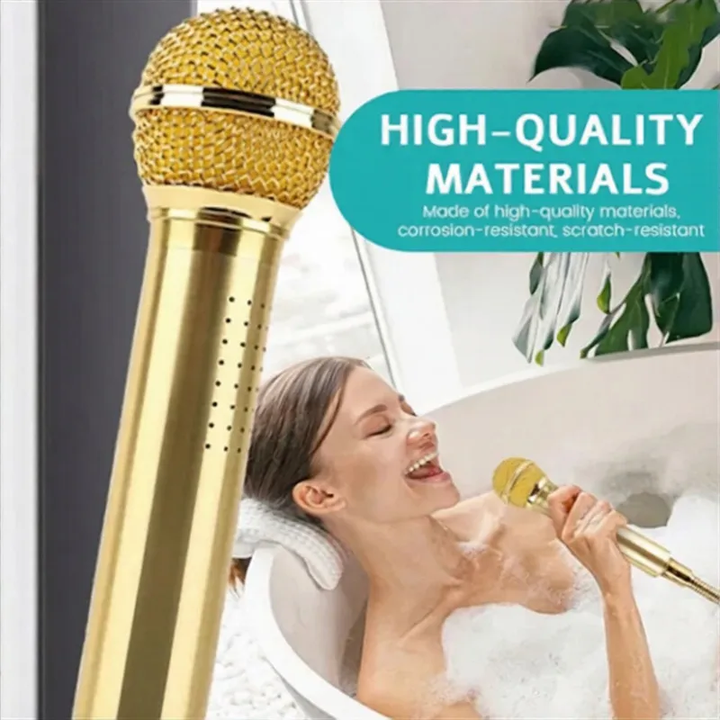 Microphone-Shaped Creative Showerhead