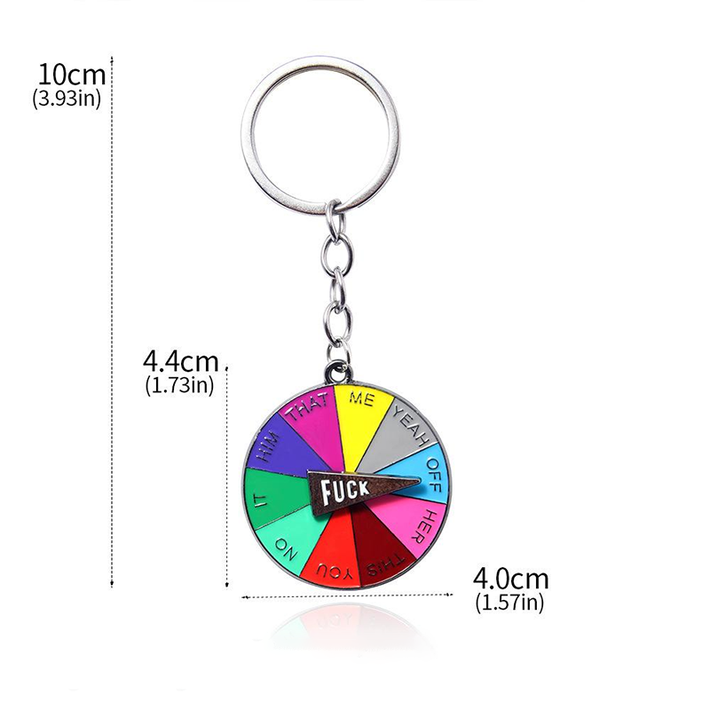 Fun Rotating Spinner Keychain