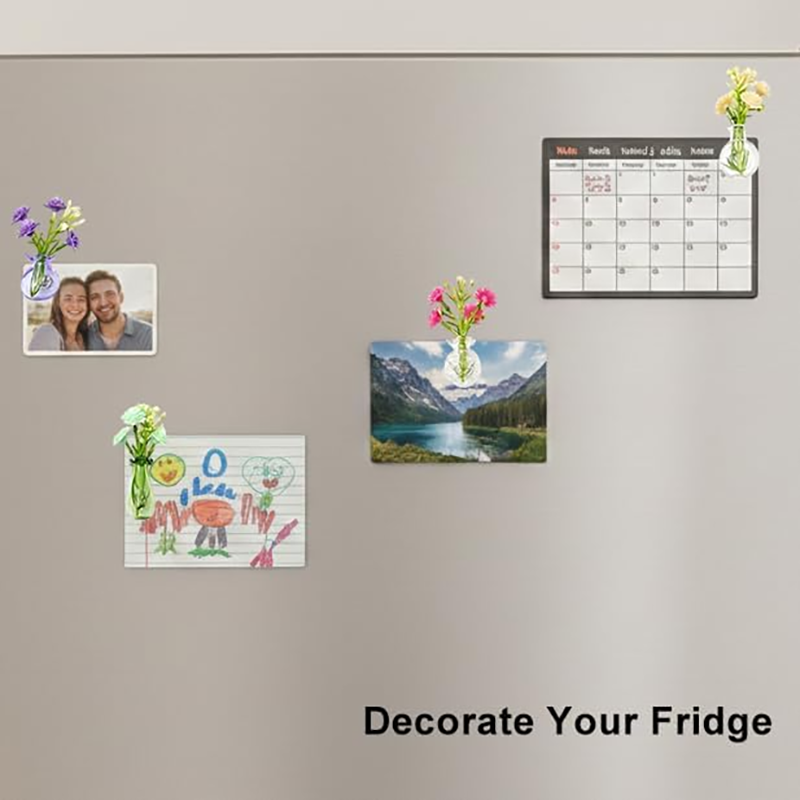 Mini Magnetic Flower Vase – DIY Glass Decor