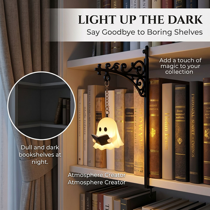 Ghost Bookshelf Lantern