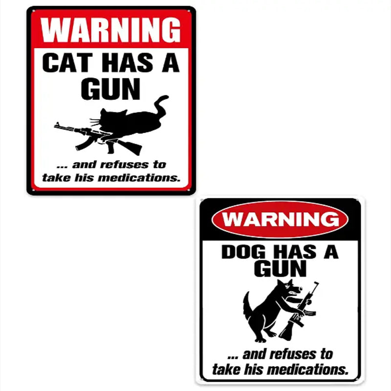 Fun Metal Signs