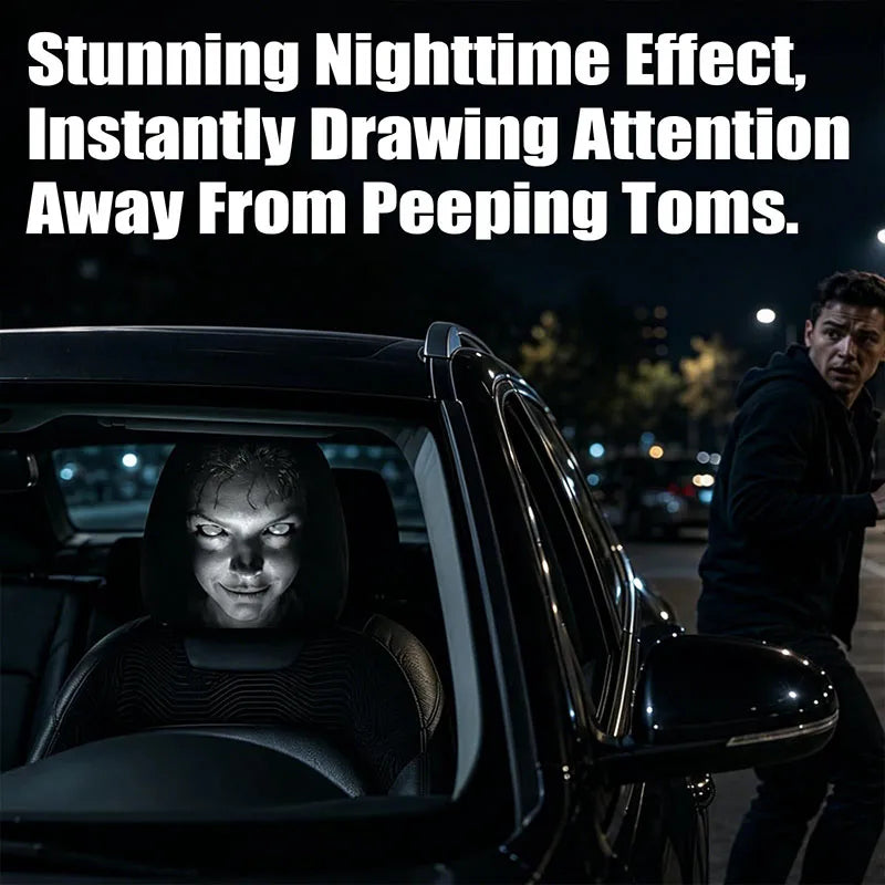 Halloween scary car decorations