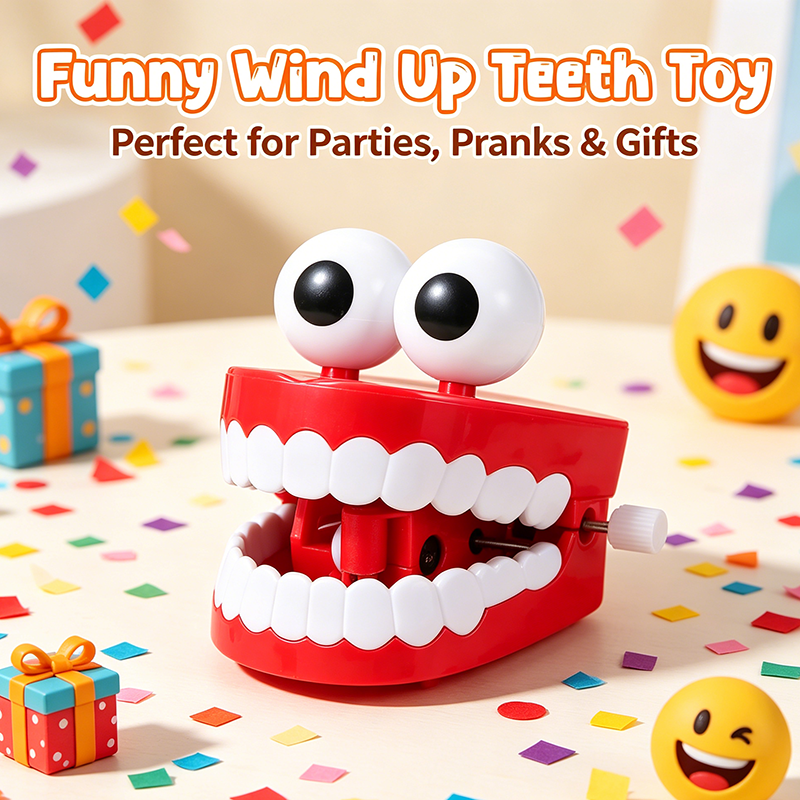 Glowing Chattering Teeth Toy
