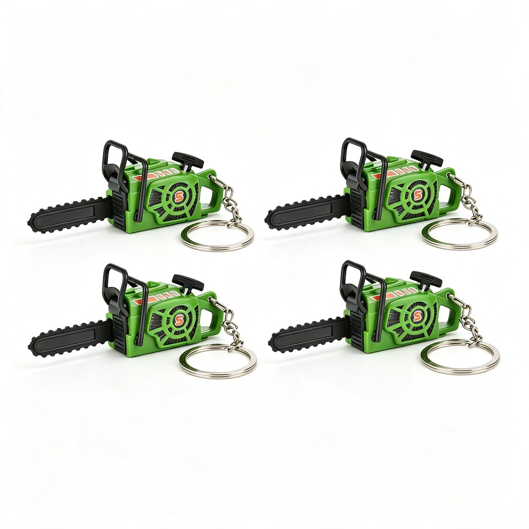 Mini chainsaw keychain