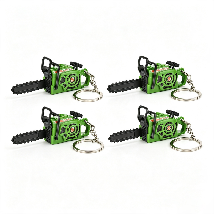 Mini chainsaw keychain