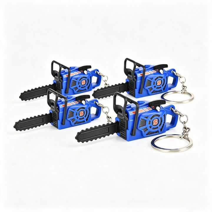 Mini chainsaw keychain