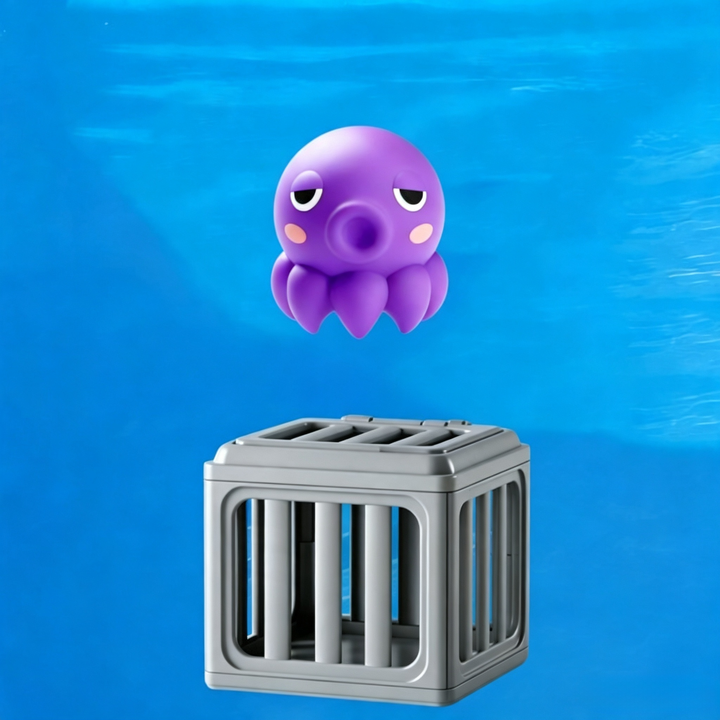 Water game animal cages