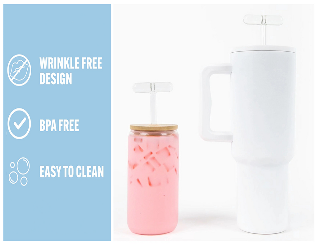 Wrinkle-resistant straws