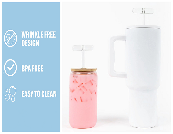 Wrinkle-resistant straws