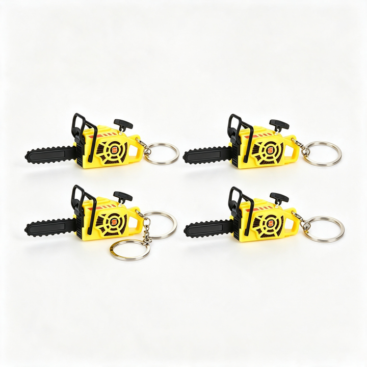 Mini chainsaw keychain