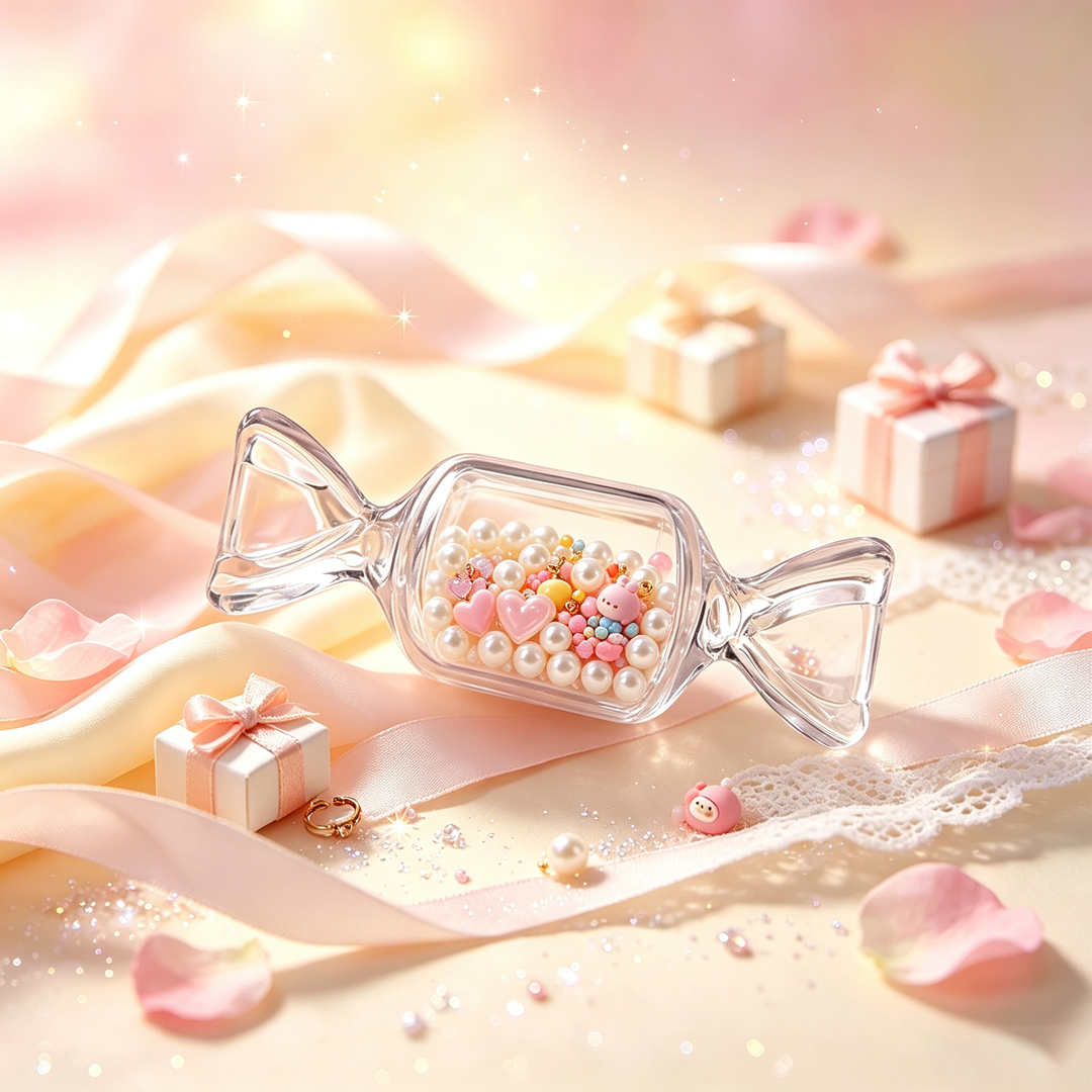 Candy-shaped jewelry box