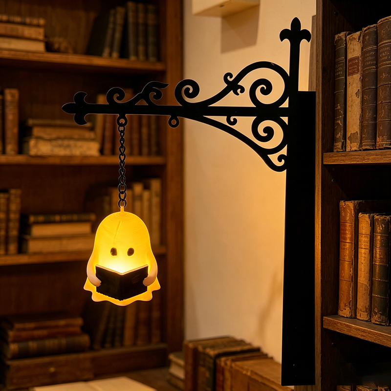 Ghost Bookshelf Lantern