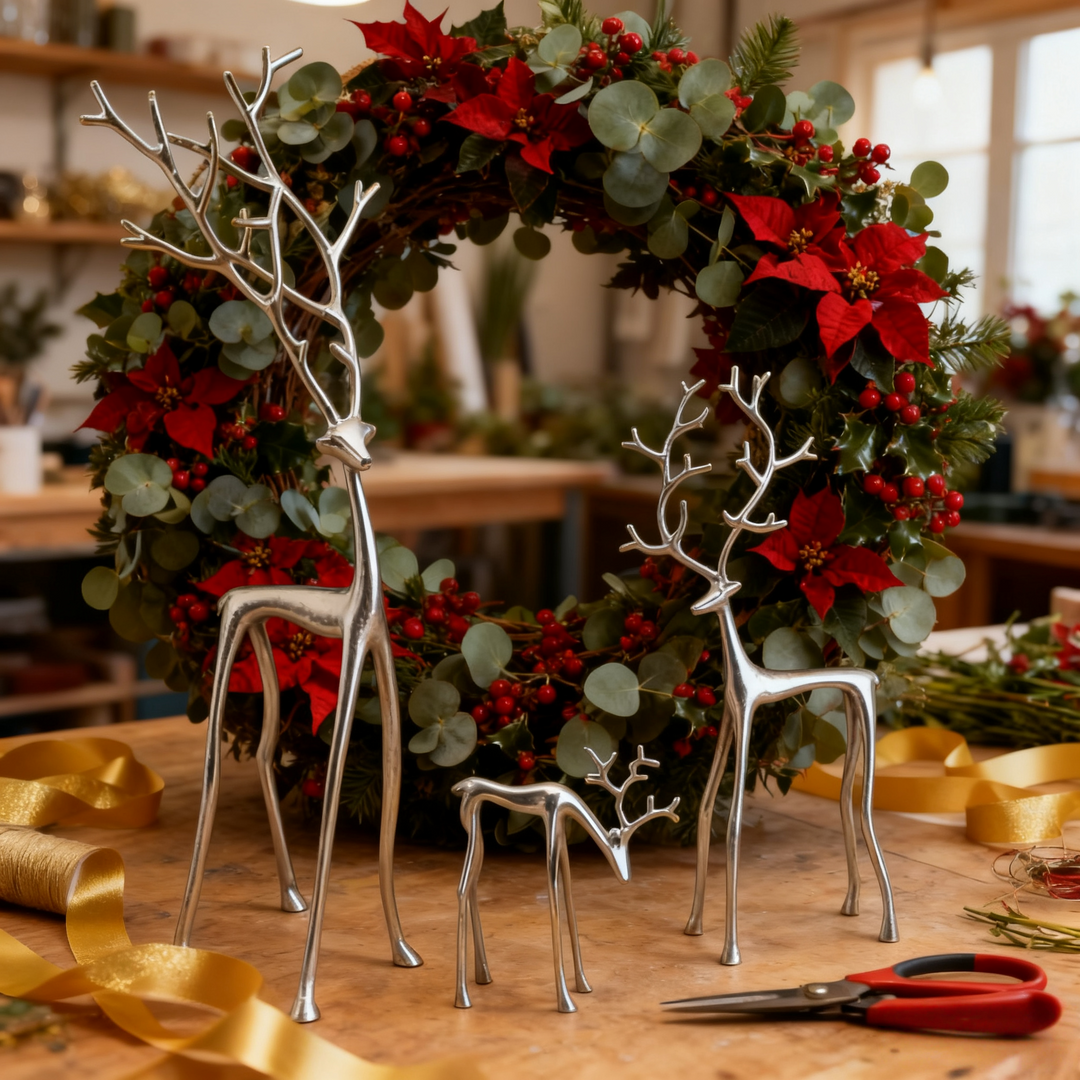 Reindeer Statues-Christmas Decorations