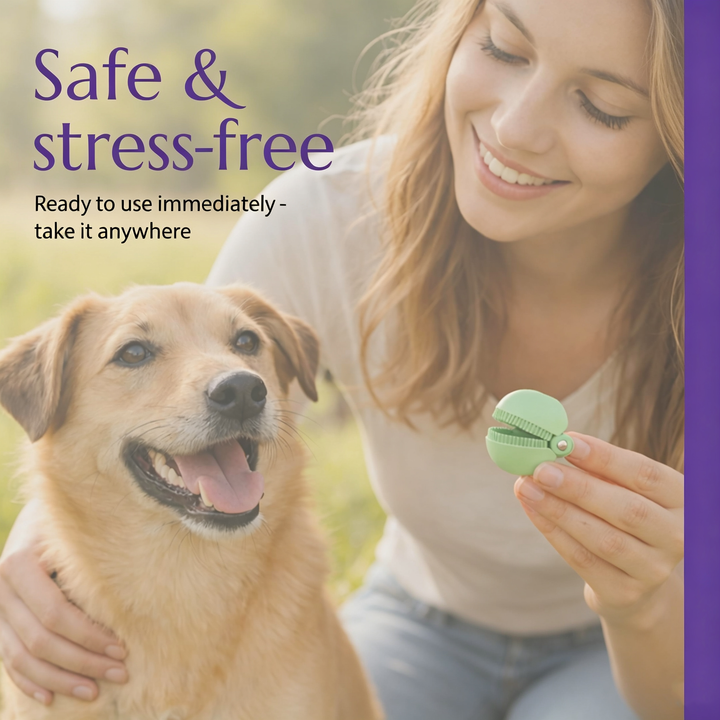 Silicone tick traps for cats and dogs