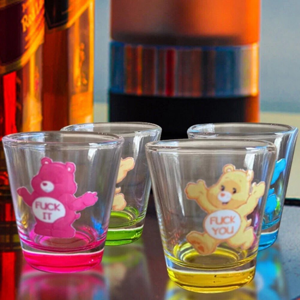 Swear Bears Novelty Shot Glass Set
