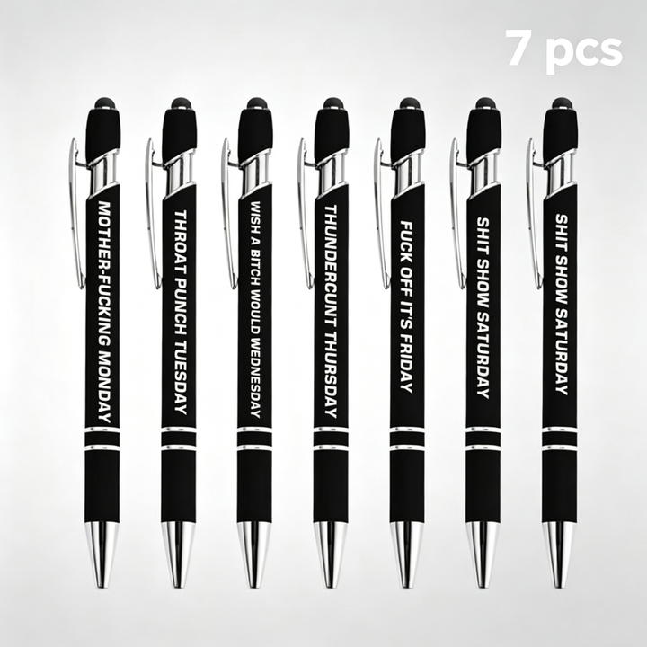 Fun and Stress-Relieving 7-Day Ballpoint Pen