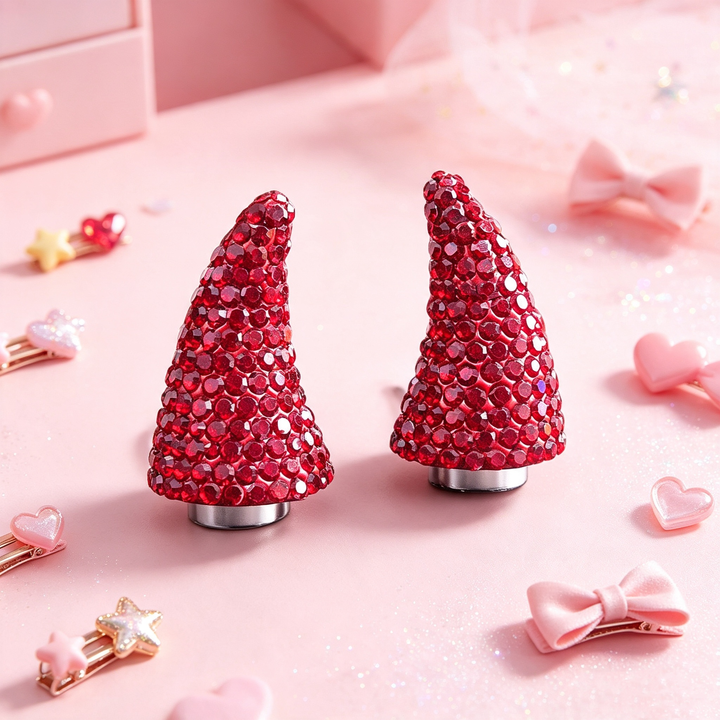 Rhinestone Magnetic Devil Horn Accessories