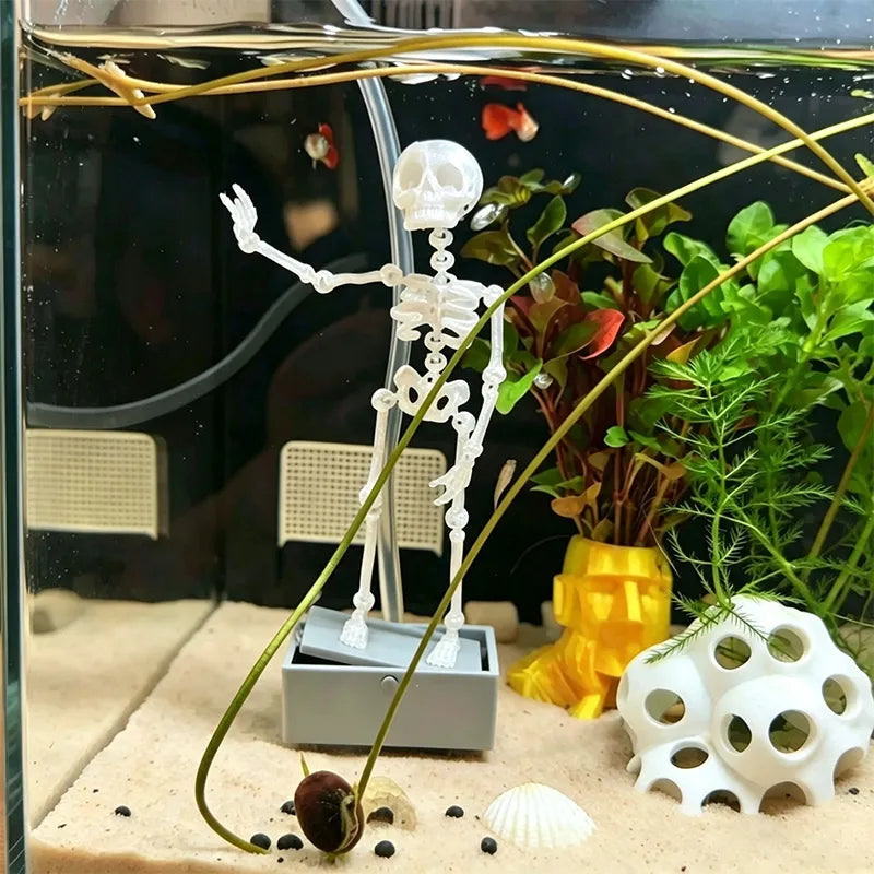 Skeleton Dancer Aquarium Bubbler