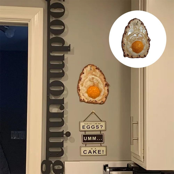 Fun Fried Egg Sculpture Decoration