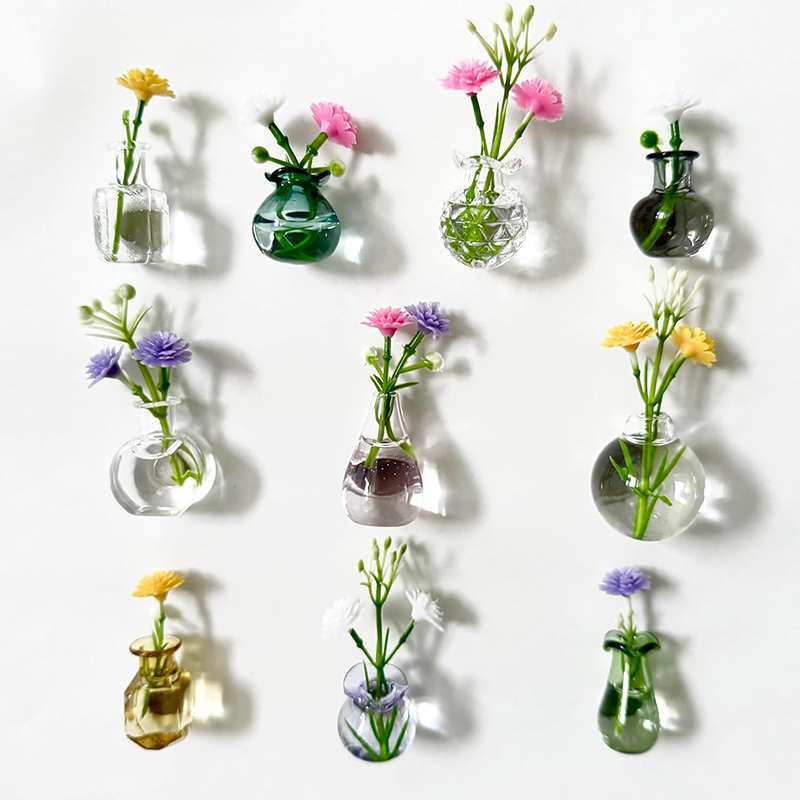 Mini Magnetic Flower Vase – DIY Glass Decor